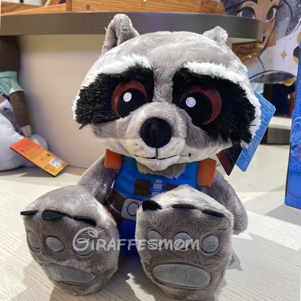 Disney Parks Guardians of the Galaxy Rocket Raccoon Big Feet Plush New